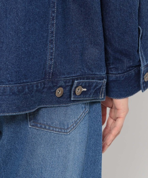 LEPSIM（レプシィム）の「アソートGジャン　294918（デニムジャケット・レディース・ライトグレー/ブラック/インディゴブルー・FREE）」の17枚目の写真