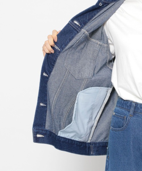 LEPSIM（レプシィム）の「アソートGジャン　294918（デニムジャケット・レディース・ライトグレー/ブラック/インディゴブルー・FREE）」の18枚目の写真
