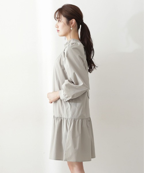 PROPORTION BODY DRESSING（プロポーションボディドレッシング）の「＜Ｅ＞バックリボンミニワンピース / 1212247903（ワンピース・レディース・ブラック/パープル/カーキ・SMALL/MEDIUM）」の9枚目の写真