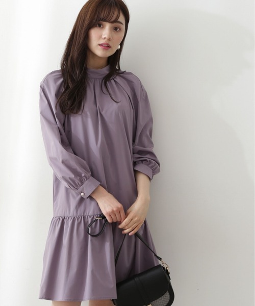 PROPORTION BODY DRESSING（プロポーションボディドレッシング）の「＜Ｅ＞バックリボンミニワンピース / 1212247903（ワンピース・レディース・ブラック/パープル/カーキ・SMALL/MEDIUM）」の11枚目の写真