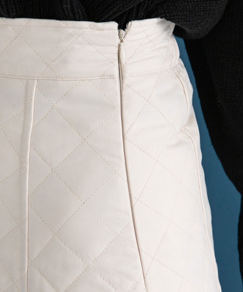 bohmal（ボマール）の「切替キルティングフレアスカート（スカート・レディース・ブラック/アイボリー・FREE）」の19枚目の写真