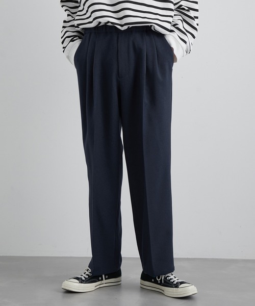 JUNRED(ジュンレッド)の「2タックイージーワイドストレートパンツ(スラックス・メンズ・チャコールグレー/ネイビー/グリーン・S/M/L)」の20枚目の写真