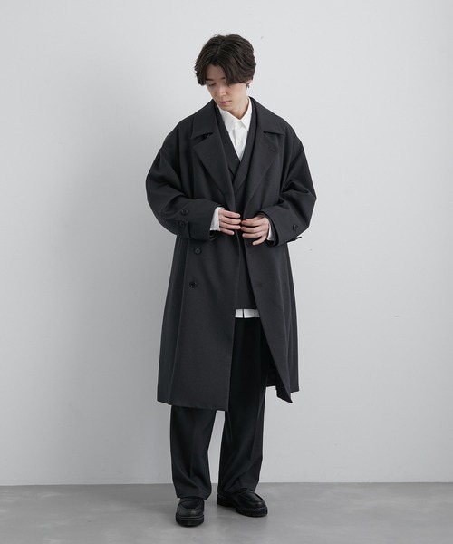 JUNRED(ジュンレッド)の「2タックイージーワイドストレートパンツ(スラックス・メンズ・チャコールグレー/ネイビー/グリーン・S/M/L)」の9枚目の写真