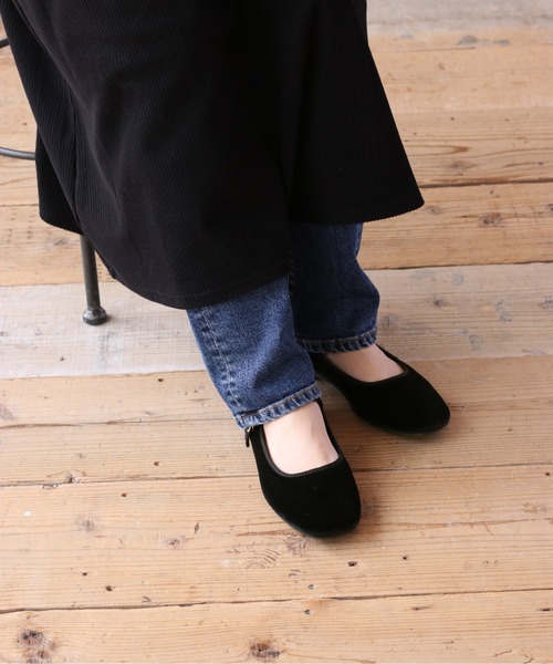 cepo(セポ)の「ストラップカンフーシューズ(バレエシューズ・レディース・ブラック/レオパード・M/L)」の5枚目の写真