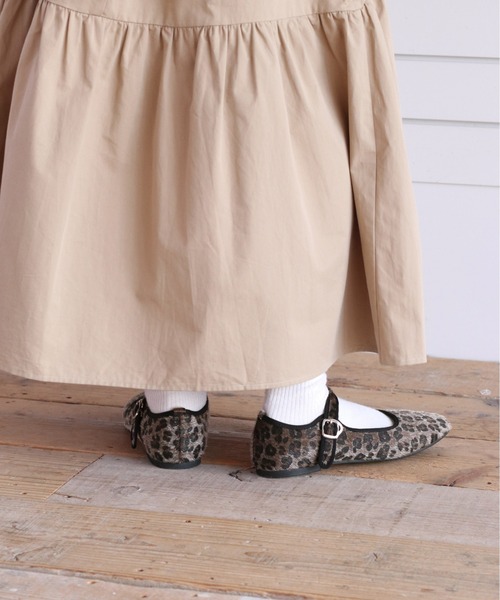 cepo(セポ)の「ストラップカンフーシューズ(バレエシューズ・レディース・ブラック/レオパード・M/L)」の9枚目の写真