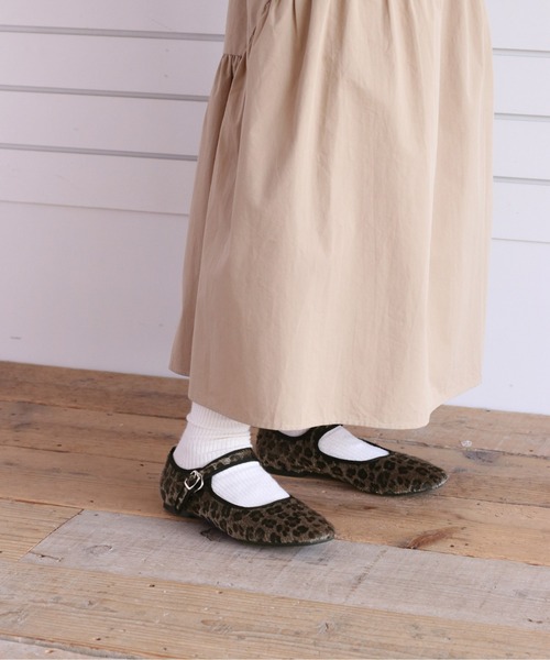 cepo(セポ)の「ストラップカンフーシューズ(バレエシューズ・レディース・ブラック/レオパード・M/L)」の7枚目の写真