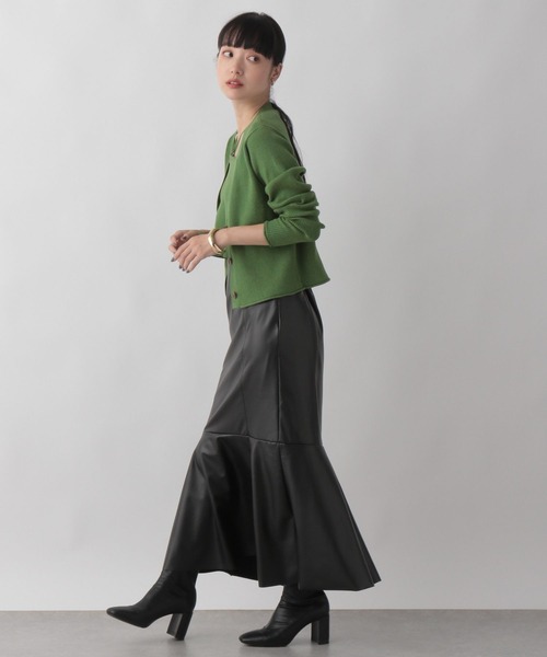 LOWRYS FARM（ローリーズファーム）の「フェイクレザーフレアスカート　157733（スカート・レディース・ブラック・LARGE/MEDIUM）」の18枚目の写真