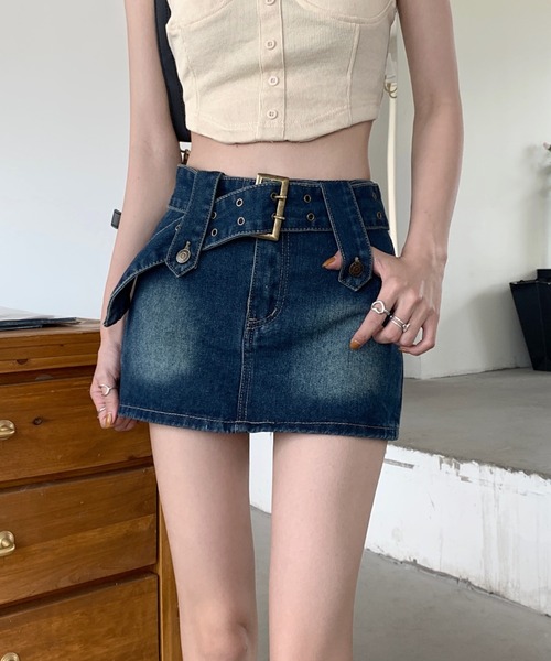 A'GEM/9 × .kom『.kom/ドットケーオーエム』インナーパンツ付き ベルト