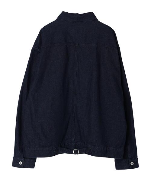 CRAFT STANDARD BOUTIQUE(クラフトスタンダードブティック)の「1ST TYPE トラッカージャケット *(デニムジャケット・メンズ・ダークインディゴブルー/ブラック/ライトグレー・M/L)」の19枚目の写真