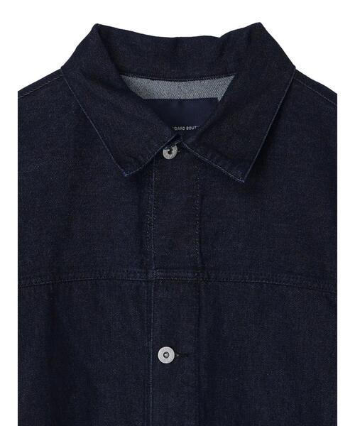CRAFT STANDARD BOUTIQUE(クラフトスタンダードブティック)の「1ST TYPE トラッカージャケット *(デニムジャケット・メンズ・ダークインディゴブルー/ブラック/ライトグレー・M/L)」の18枚目の写真