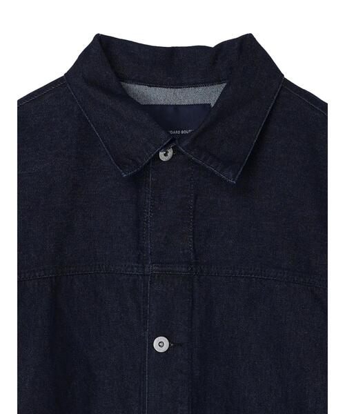 CRAFT STANDARD BOUTIQUE(クラフトスタンダードブティック)の「1ST TYPE トラッカージャケット *(デニムジャケット・メンズ・ダークインディゴブルー/ブラック/ライトグレー・M/L)」の17枚目の写真