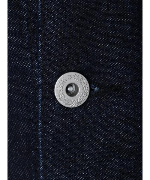 CRAFT STANDARD BOUTIQUE(クラフトスタンダードブティック)の「1ST TYPE トラッカージャケット *(デニムジャケット・メンズ・ダークインディゴブルー/ブラック/ライトグレー・M/L)」の15枚目の写真
