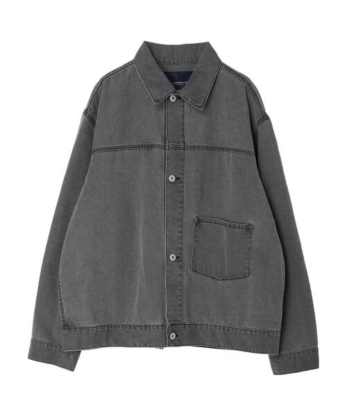 CRAFT STANDARD BOUTIQUE(クラフトスタンダードブティック)の「1ST TYPE トラッカージャケット *(デニムジャケット・メンズ・ダークインディゴブルー/ブラック/ライトグレー・M/L)」の6枚目の写真
