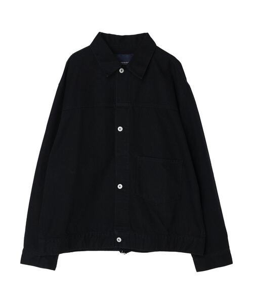 CRAFT STANDARD BOUTIQUE(クラフトスタンダードブティック)の「1ST TYPE トラッカージャケット *(デニムジャケット・メンズ・ダークインディゴブルー/ブラック/ライトグレー・M/L)」の5枚目の写真