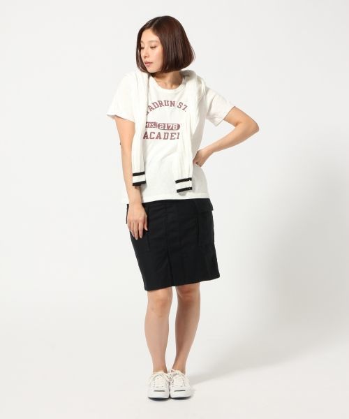 Champion（チャンピオン）の「【Champion】プリントTシャツ（Tシャツ/カットソー・レディース・ホワイト系その他/グレー系その他/ネイビー・MEDIUM）」の13枚目の写真