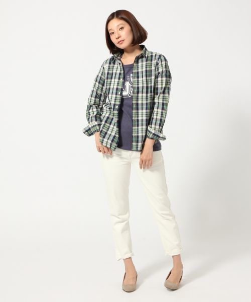 Champion（チャンピオン）の「【Champion】プリントTシャツ（Tシャツ/カットソー・レディース・ホワイト系その他/グレー系その他/ネイビー・MEDIUM）」の15枚目の写真