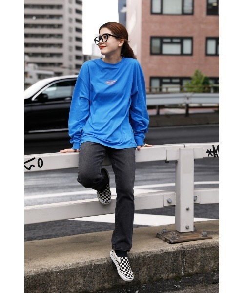 RODEO CROWNS WIDE BOWL(ロデオクラウンズワイドボウル)の「WORLDクラウンロゴL/S Tシャツ WL(Tシャツ/カットソー・レディース・ホワイト/ブラック/ブルー・FREE)」の10枚目の写真