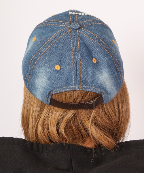 DIESEL ブラックキャップ ストーン装飾 BLACK JACKALL CROWN（ブラックジャッカルクラウン）の「BLACK