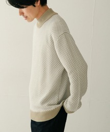 ITEMS URBANRESEARCH | 柄編みジャカード モックネックニット(ニット/セーター)