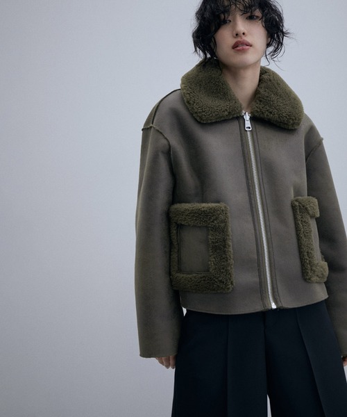 Jakke.◆Vera Shearling Aviator◆リバーシブルファージャケット Jakke(ジャッキー)】VERA SHEARLING AVIATOR (ジャケット