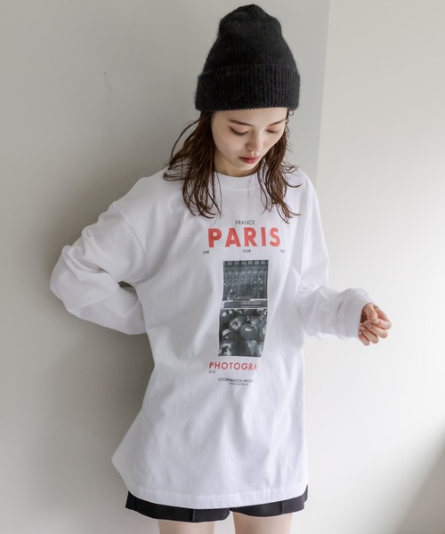 mystic（ミスティック）の「アンゴラ混ニット帽（ハット・レディース・チャコールグレー/オフホワイト/ブラック・FREE）」の13枚目の写真