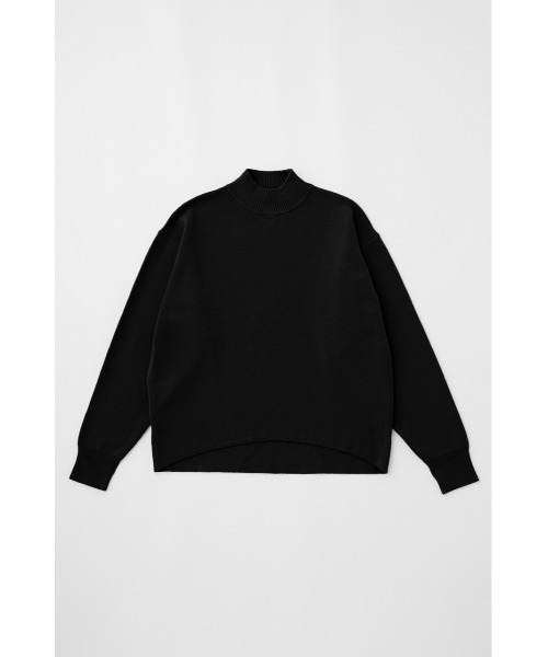 MOUSSY（マウジー）の「HALF MILANO KNIT トップス（ニット/セーター・レディース・パープル/ブラウン/ライトベージュ/ブラック・FREE）」の2枚目の写真