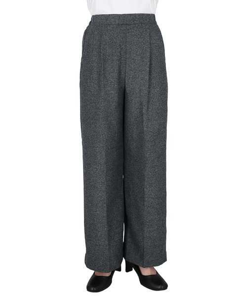 coca(coca)(コカ)の「ウールタッチワイドパンツ(その他パンツ・レディース・ブラウン/チャコール・M/L)」の15枚目の写真