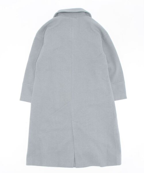 Three Four Time（ｽﾘｰﾌｫｰﾀｲﾑ）の「ドロップビックカラーコート（チェスターコート・レディース・サックスブルー/チャコールグレー・FREE）」の4枚目の写真
