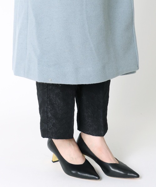 Three Four Time（ｽﾘｰﾌｫｰﾀｲﾑ）の「ドロップビックカラーコート（チェスターコート・レディース・サックスブルー/チャコールグレー・FREE）」の16枚目の写真