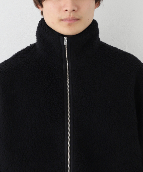 CAMIEL FORTGENS(カミエル フォートへンス)の「【CAMIEL FORTGENS / カミエル・フォートヘンス】FLEECE ANORAK WOOL(ブルゾン・メンズ・ネイビー・MEDIUM)」の6枚目の写真