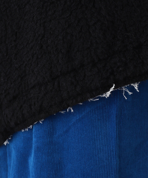 CAMIEL FORTGENS(カミエル フォートへンス)の「【CAMIEL FORTGENS / カミエル・フォートヘンス】FLEECE ANORAK WOOL(ブルゾン・メンズ・ネイビー・MEDIUM)」の16枚目の写真