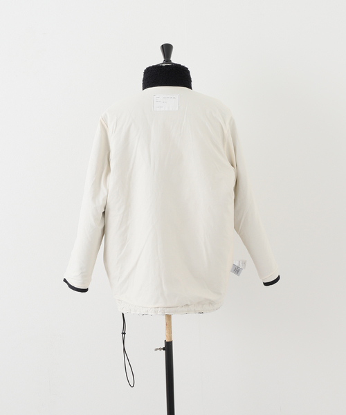 CAMIEL FORTGENS(カミエル フォートへンス)の「【CAMIEL FORTGENS / カミエル・フォートヘンス】FLEECE ANORAK WOOL(ブルゾン・メンズ・ネイビー・MEDIUM)」の18枚目の写真