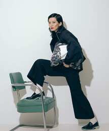 THE GOODLAND MARKET（ザグッドランドマーケット）の「『別注』MIDIUMISOLID×TGM　Recycled polyester wide pants（その他パンツ）」