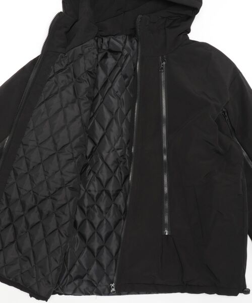 aimoha（アイモハ）の「バイカラーフーディーブルゾン（ブルゾン・メンズ・ブラック/チョコ/グレー・XX-LARGE/LARGE/X-LARGE/MEDIUM）」の5枚目の写真