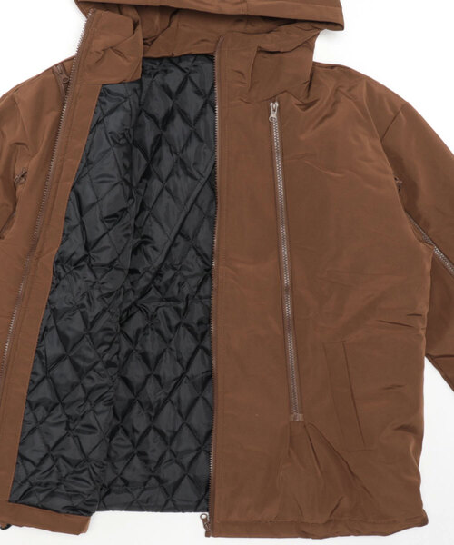 aimoha（アイモハ）の「バイカラーフーディーブルゾン（ブルゾン・メンズ・ブラック/チョコ/グレー・XX-LARGE/LARGE/X-LARGE/MEDIUM）」の7枚目の写真