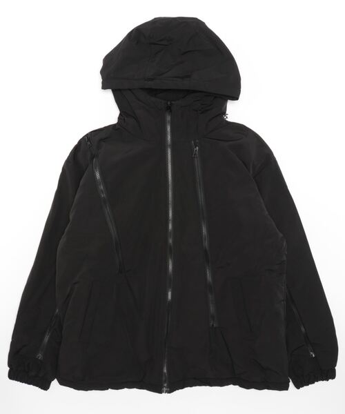 aimoha（アイモハ）の「バイカラーフーディーブルゾン（ブルゾン・メンズ・ブラック/チョコ/グレー・XX-LARGE/LARGE/X-LARGE/MEDIUM）」の8枚目の写真