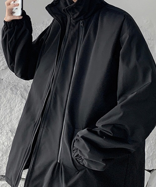 aimoha（アイモハ）の「バイカラーフーディーブルゾン（ブルゾン・メンズ・ブラック/チョコ/グレー・XX-LARGE/LARGE/X-LARGE/MEDIUM）」の17枚目の写真