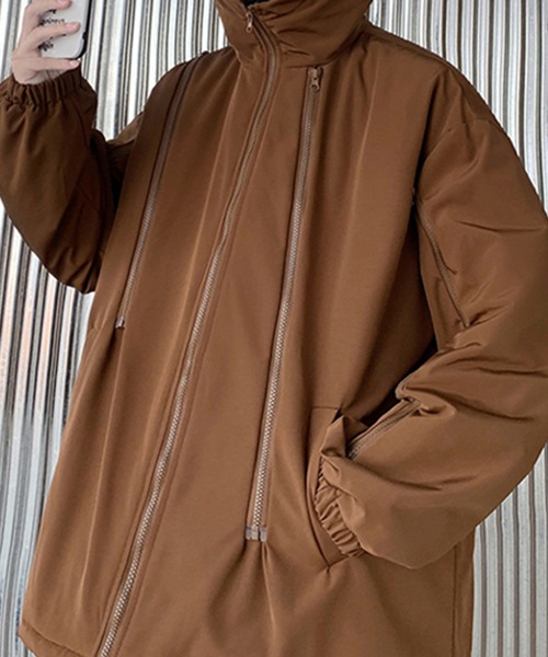 aimoha（アイモハ）の「バイカラーフーディーブルゾン（ブルゾン・メンズ・ブラック/チョコ/グレー・XX-LARGE/LARGE/X-LARGE/MEDIUM）」の19枚目の写真