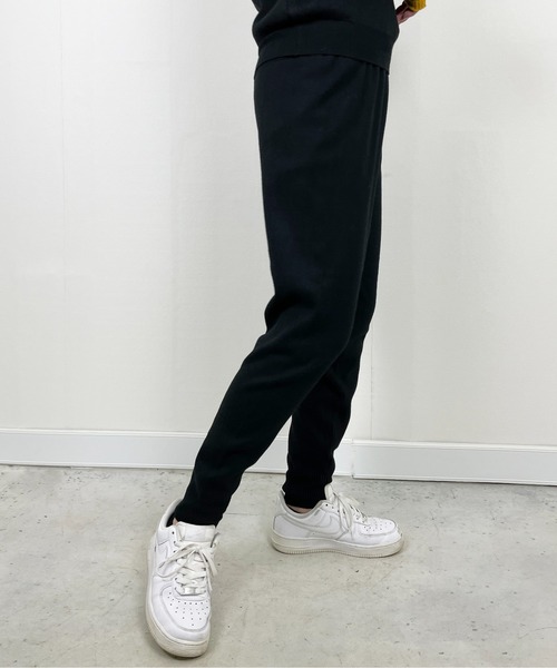 StyleSea(スタイルシー)の「裾絞りニットパンツ(スウェットパンツ・レディース・ブラック/ベージュ/グレー・FREE)」の10枚目の写真
