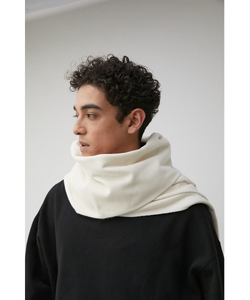 AZUL by moussy（アズールバイマウジー）の「SOFT TOUCH BASIC MUFFLER/ソフトタッチベーシックマフラー（マフラー・メンズ・ベージュ系その他/グリーン/ブルー/ブラック系その他/ブラック/アイボリー・FREE）」の12枚目の写真