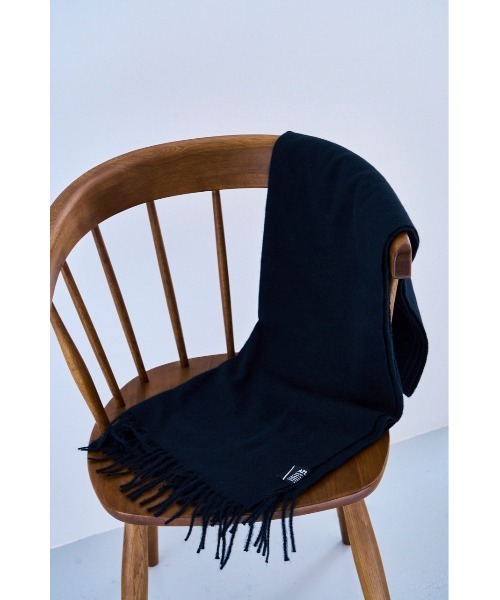 AZUL by moussy（アズールバイマウジー）の「SOFT TOUCH BASIC MUFFLER/ソフトタッチベーシックマフラー（マフラー・メンズ・ベージュ系その他/グリーン/ブルー/ブラック系その他/ブラック/アイボリー・FREE）」の13枚目の写真