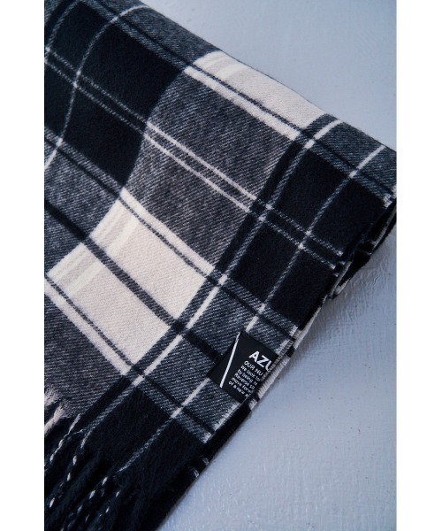 AZUL by moussy（アズールバイマウジー）の「SOFT TOUCH BASIC MUFFLER/ソフトタッチベーシックマフラー（マフラー・メンズ・ベージュ系その他/グリーン/ブルー/ブラック系その他/ブラック/アイボリー・FREE）」の21枚目の写真