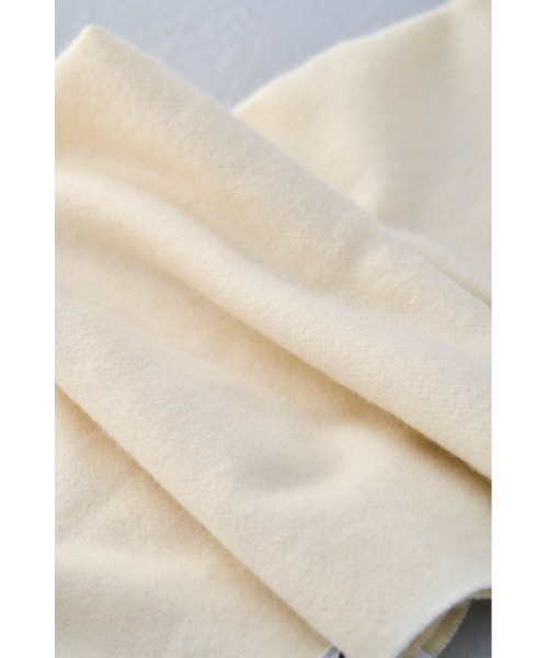 AZUL by moussy（アズールバイマウジー）の「SOFT TOUCH BASIC MUFFLER/ソフトタッチベーシックマフラー（マフラー・メンズ・ベージュ系その他/グリーン/ブルー/ブラック系その他/ブラック/アイボリー・FREE）」の9枚目の写真