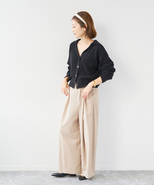 plage R’IAM エプロン パンツ セール】R'IAM エプロンパンツ（スラックス）｜Plage