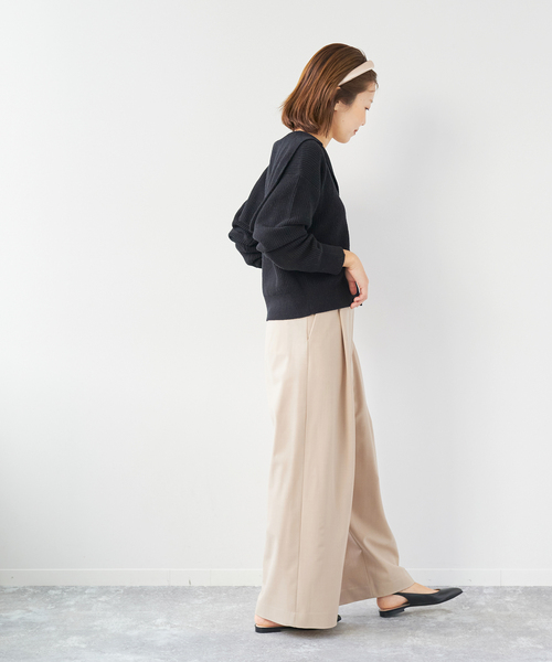 最終値下げ新品　RIAM plage ナイロン　WRAPパンツ R'IAM ナイロンWRAP パンツ（その他パンツ）｜Plage（プラージュ