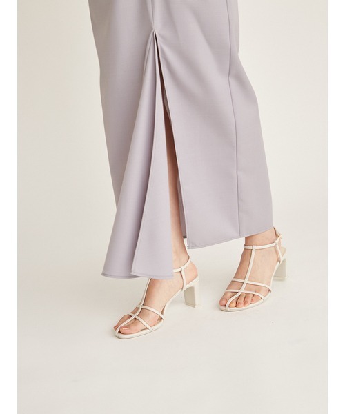 SNIDEL(スナイデル)の「デザインタイトスカート(スカート・レディース・オフホワイト/ライトブルー/ダークグレー・0/1)」の7枚目の写真