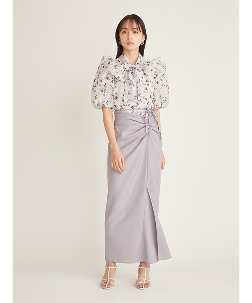 SNIDEL(スナイデル)の「デザインタイトスカート(スカート・レディース・オフホワイト/ライトブルー/ダークグレー・0/1)」の13枚目の写真