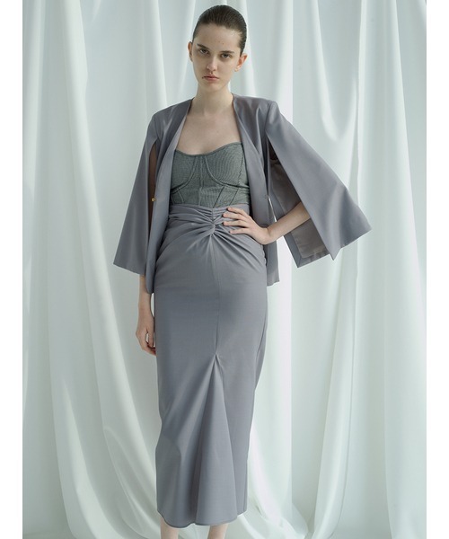 SNIDEL(スナイデル)の「デザインタイトスカート(スカート・レディース・オフホワイト/ライトブルー/ダークグレー・0/1)」の21枚目の写真