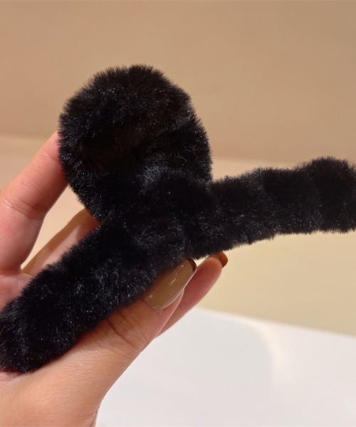 REBALANCE(リバランス)の「もこもこバレッタ(バレッタ/ヘアクリップ・レディース・A/B/C/F/E/D・ONE SIZE)」の5枚目の写真
