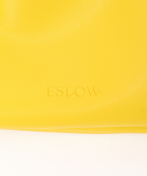 SLOBE IENA(スローブイエナ)の「【ESLOW/エスロー】SLOBE別注ドローストリングショルダーバッグ(ショルダーバッグ・レディース・イエロー・FREE)」の21枚目の写真